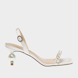 Betsey Johnson Bridal Kitten Heel Delta Ivory